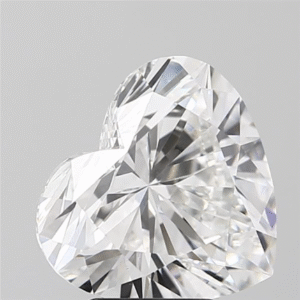 Heart 0.89 ct. Pink VS2  VG EX  CVD Lab Grown Diamond