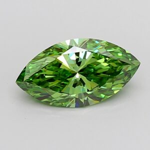 Marquise 2.54 ct. Green VS1  EX EX  CVD Lab Grown Diamond
