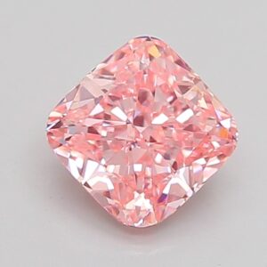 Cushion 1.31 ct. Pink VVS2  EX EX  CVD Lab Grown Diamond