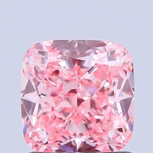 Cushion 1.52 ct. Pink VVS2  VG VG  CVD Lab Grown Diamond