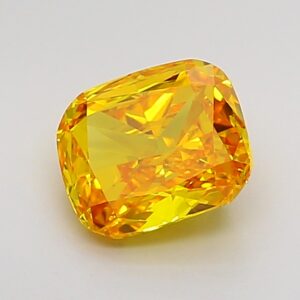 Cushion 1.71 ct. Yellow VS1  VG VG  HPHT Lab Grown Diamond