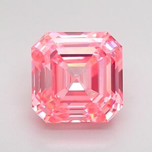 Asscher 1.5 ct. Pink VS1 VG VG CVD Lab Grown Diamond