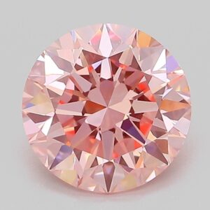Round 2 ct. Pink VS1 EX EX EX  CVD Lab Grown Diamond