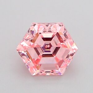 unique 0.98 ct. Pink VS1  VG VG  CVD Lab Grown Diamond
