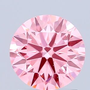 Round 1.5 ct. Pink VS2 ID EX EX  CVD Lab Grown Diamond