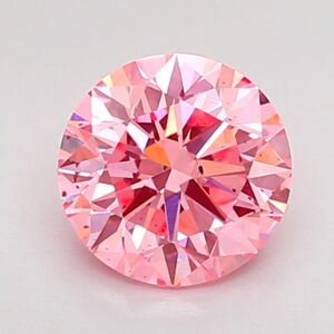 Round 1.13 ct. Pink SI1 EX EX EX  CVD Lab Grown Diamond