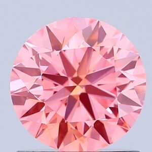 Round 1 ct. Pink VVS2 EX EX EX  CVD Lab Grown Diamond