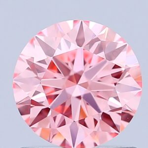 Round 1 ct. Pink VVS2 ID EX EX  CVD Lab Grown Diamond