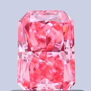 Radiant 0.81 ct. Pink VS1  VG VG  CVD Lab Grown Diamond