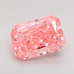 Radiant 1.5 ct. Pink VVS2  VG VG  CVD Lab Grown Diamond