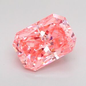 Radiant 1.51 ct. Pink VVS2  VG VG  CVD Lab Grown Diamond