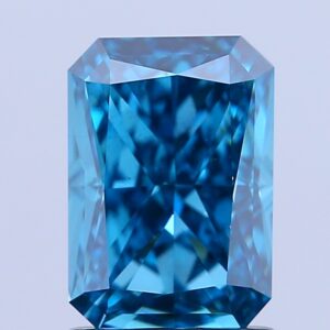Radiant 2 ct. Blue VS1  VG EX  CVD Lab Grown Diamond