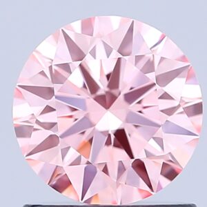Round 1 ct. Pink VVS2 ID EX EX  CVD Lab Grown Diamond