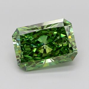Radiant 3.08 ct. Green VS1  EX EX  CVD Lab Grown Diamond