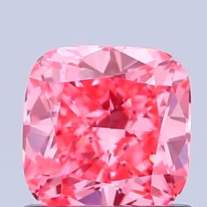 Cushion 1 ct. Pink VS1  VG VG  CVD Lab Grown Diamond