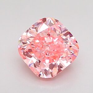 Cushion 1 ct. Pink VVS2  VG VG  CVD Lab Grown Diamond