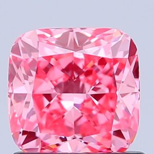 Cushion 1.01 ct. Pink VVS2  VG VG  CVD Lab Grown Diamond