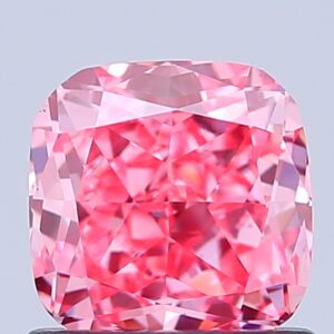 Cushion 1.03 ct. Pink VS2  VG VG  CVD Lab Grown Diamond