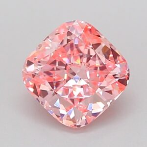 Cushion 1 ct. Pink VS1  VG VG  CVD Lab Grown Diamond