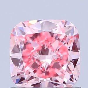 Cushion 1.04 ct. Pink VVS2  VG VG  CVD Lab Grown Diamond