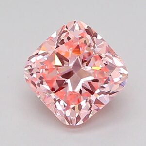 Cushion 1.05 ct. Pink VVS2  VG EX  CVD Lab Grown Diamond