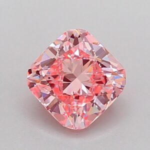 Cushion 1.08 ct. Pink VVS2  EX EX  CVD Lab Grown Diamond
