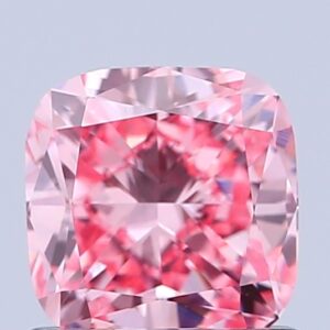 Cushion 1.09 ct. Pink VVS2  EX VG  CVD Lab Grown Diamond