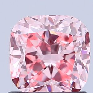 Cushion 1.09 ct. Pink VVS2  VG VG  CVD Lab Grown Diamond