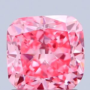 Cushion 1.53 ct. Pink VS2  VG VG  CVD Lab Grown Diamond