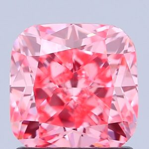 Cushion 1.56 ct. Pink VS1  VG VG  CVD Lab Grown Diamond