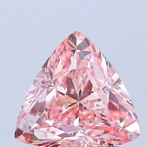 Triangular 2.01 ct. Pink VVS1  EX EX  CVD Lab Grown Diamond