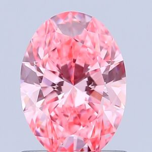Oval 1.01 ct. Pink VVS2  EX EX  CVD Lab Grown Diamond