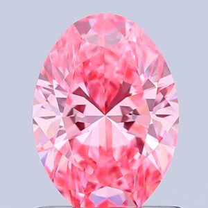Oval 1.01 ct. Pink VVS2  EX EX  CVD Lab Grown Diamond