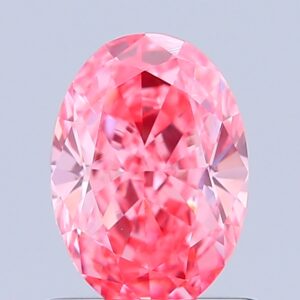 Oval 1.09 ct. Pink VVS2  VG VG  CVD Lab Grown Diamond
