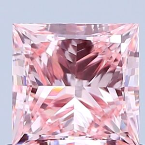 Princess 0.99 ct. Pink VS1  VG VG  CVD Lab Grown Diamond