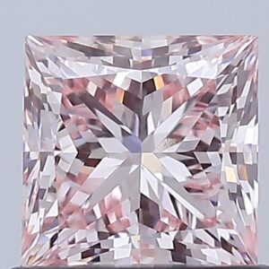 Princess 1.02 ct. Pink VS1  VG EX  CVD Lab Grown Diamond