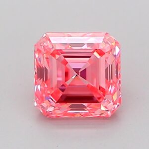 Asscher 1.02 ct. Pink VVS2 VG VG CVD Lab Grown Diamond