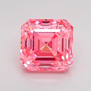 Asscher 1.04 ct. Pink VS1 EX EX CVD Lab Grown Diamond