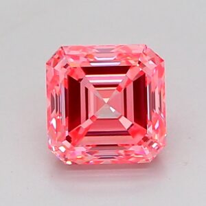 Asscher 1.06 ct. Pink VVS2 VG VG CVD Lab Grown Diamond