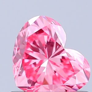 Heart 0.73 ct. Pink VS1  VG VG  CVD Lab Grown Diamond