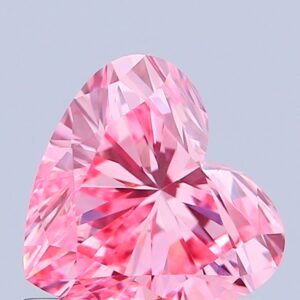 Heart 0.75 ct. Pink VVS2  VG VG  CVD Lab Grown Diamond