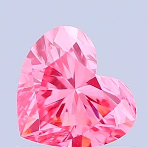 Heart 0.76 ct. Pink VVS2  VG EX  CVD Lab Grown Diamond