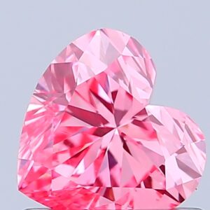 Heart 0.83 ct. Pink VS1  VG VG  CVD Lab Grown Diamond