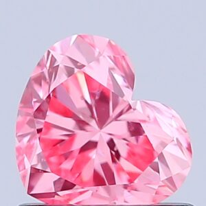 Heart 0.79 ct. Pink VS1  Good VG  CVD Lab Grown Diamond