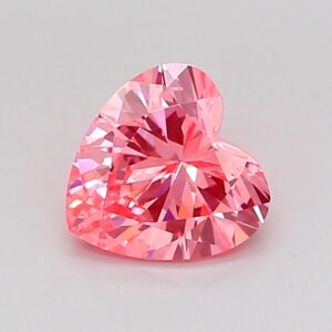 Heart 0.8 ct. Pink VVS2  VG VG  CVD Lab Grown Diamond