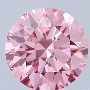 Round 0.8 ct. Pink VVS2 ID EX EX  CVD Lab Grown Diamond