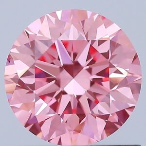 Round 0.9 ct. Pink VS1 EX VG VG  CVD Lab Grown Diamond