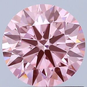 Round 0.92 ct. Pink VS1 ID EX EX  CVD Lab Grown Diamond