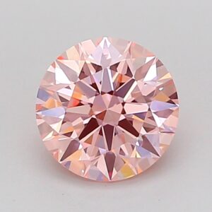 Round 1 ct. Pink VS1 ID EX EX  CVD Lab Grown Diamond